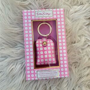 Lilly Pulitzer Pink Wireless Earbud Case
